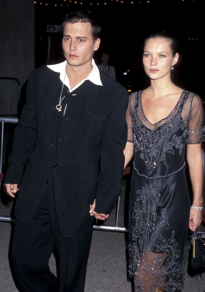 Johnny Depp and Kate Moss pictured together in 1997