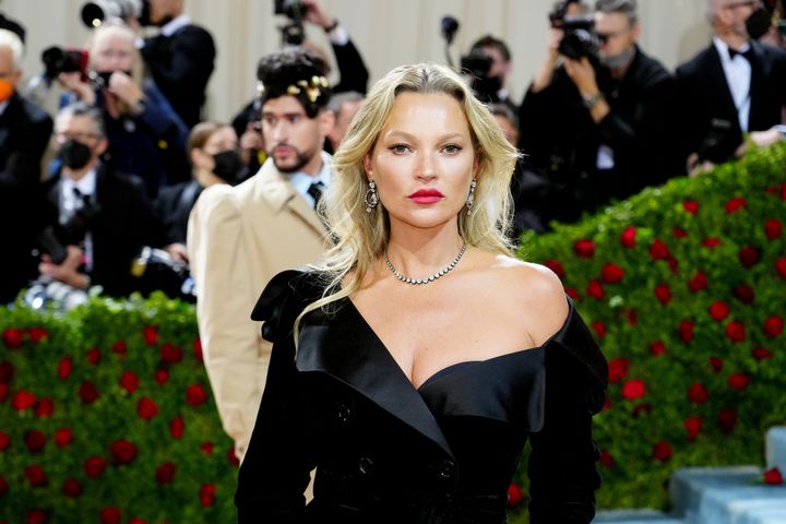 Kate Moss at the Met Gala earlier this month