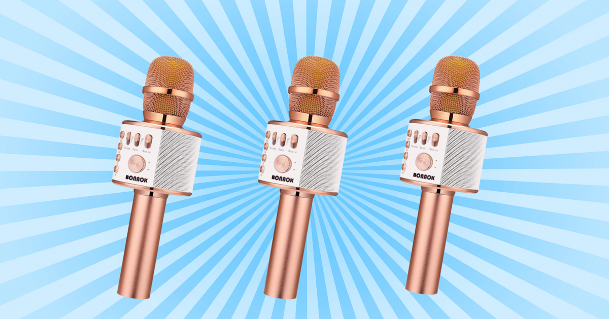 Bonaok wireless bluetooth karaoke microphone best buy hot sale