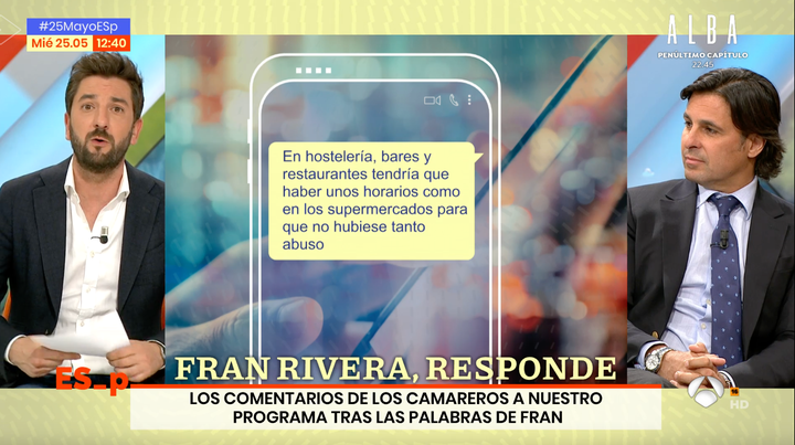Fran Rivera en 'Espejo Público'.