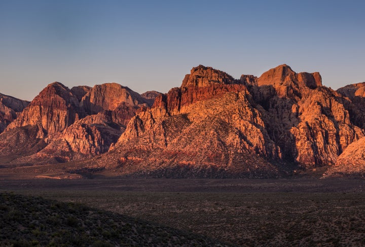 Rock formations in the Red Rock Canyon National Conservation Area, overseen by the Bureau of Land Management. Two hundred of the agency's workers have voted to unionize.