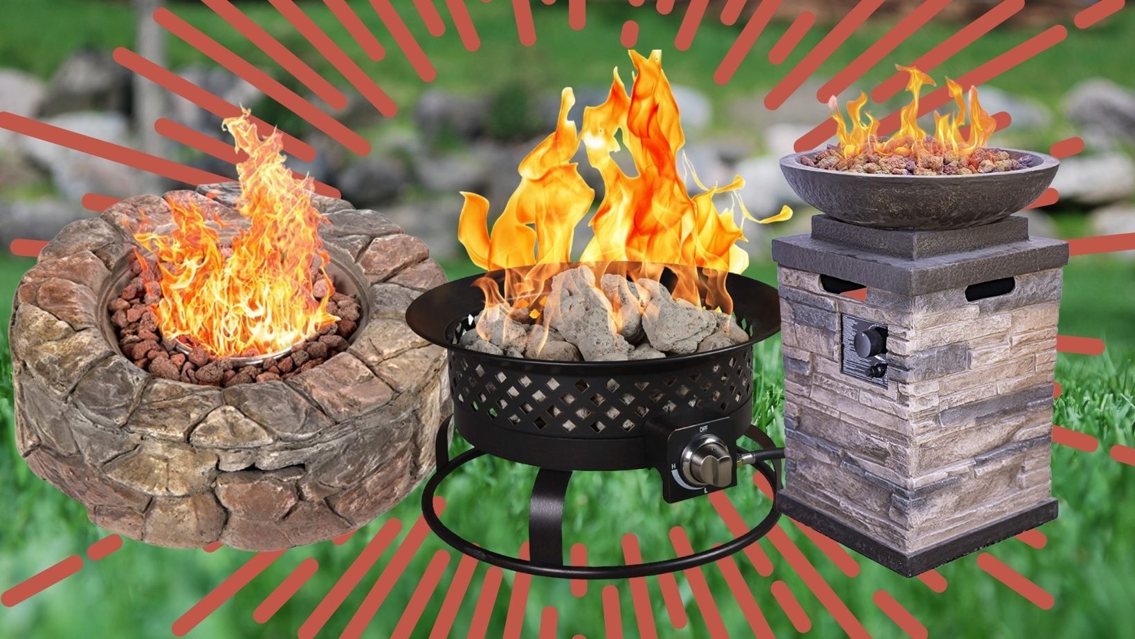 13 Propane Fire Pits To Turn Your Backyard Into A Cozy Oasis