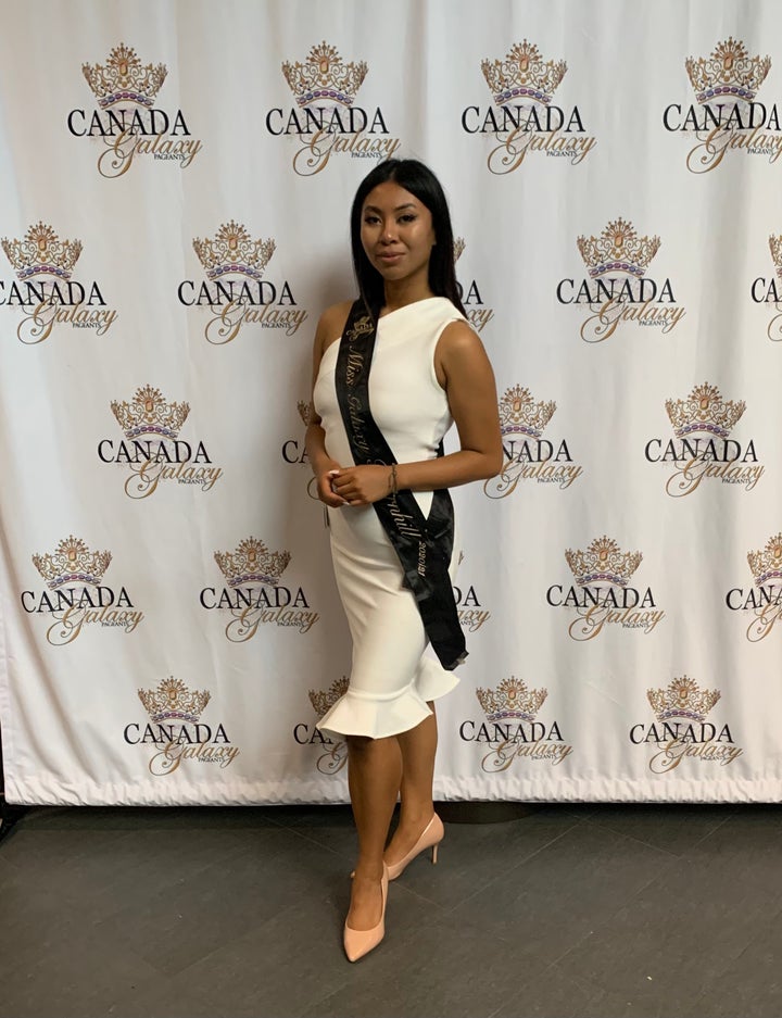 The author says she participates in pageants "to advocate for mental health, using my personal experiences dealing with mental illness to break the stigma in the Asian community."