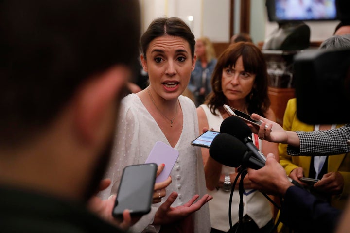 La ministra de Igualdad, Irene Montero.