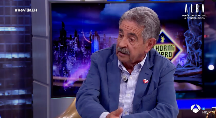 El presidente de Cantabria, Miguel Ángel Revilla, en 'El Hormiguero'.