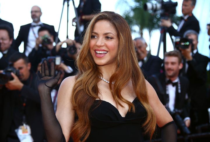 La cantante Shakira, en su debut en Cannes.