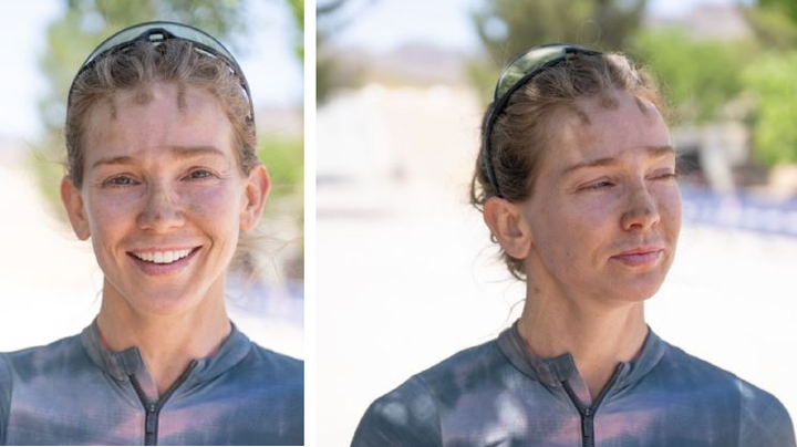 Armstrong, who cycled recreationally, is seen in two additional photos shared by the U.S Marshals Lone Star Fugitive Task Force.