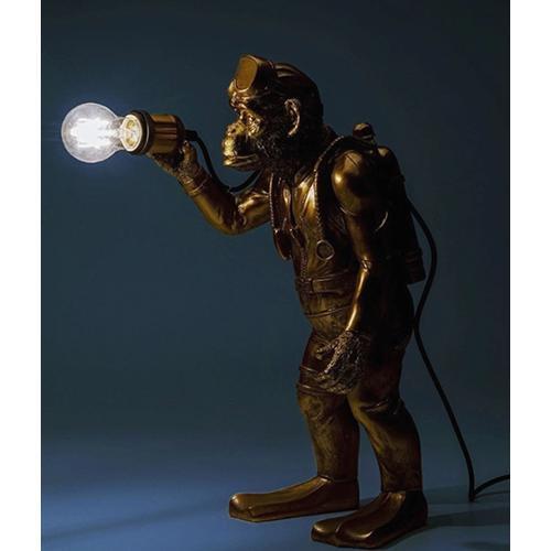 Scuba Diving Monkey Table Lamp