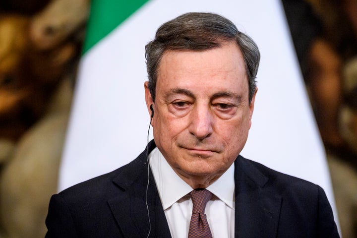 Mario Draghi, primer ministro italiano.