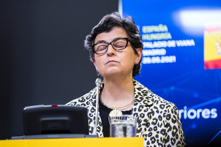 La anterior ministra de Exteriores, en un acto