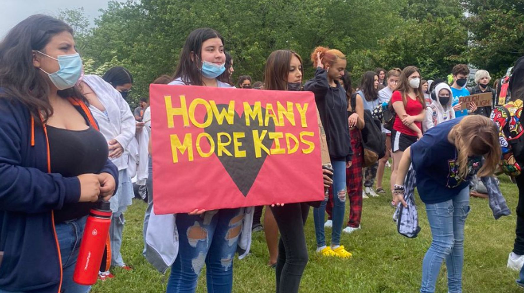 Thousands Of Students Walk Out Nationwide To Protest Lawmakers' Inaction On Guns