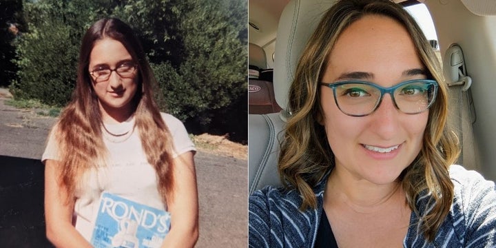 Susan Rodgers at the time of the shooting. To the right, a photo of Rodgers today.