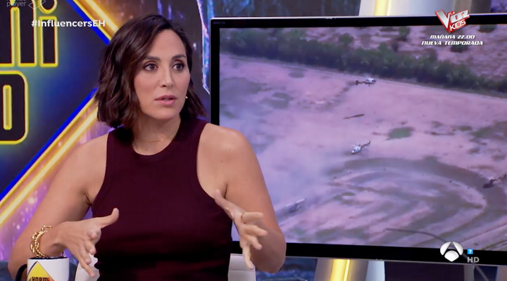 Tamara Falcó en 'El Hormiguero'.