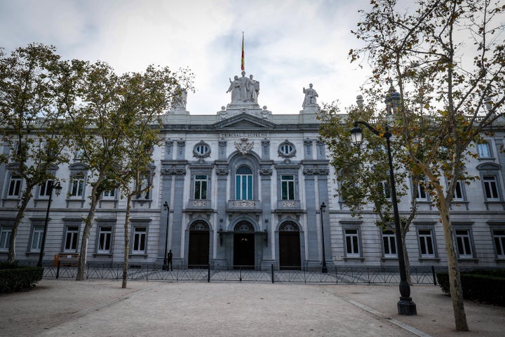 Fachada del edificio del Tribunal Supremo, en Madrid.