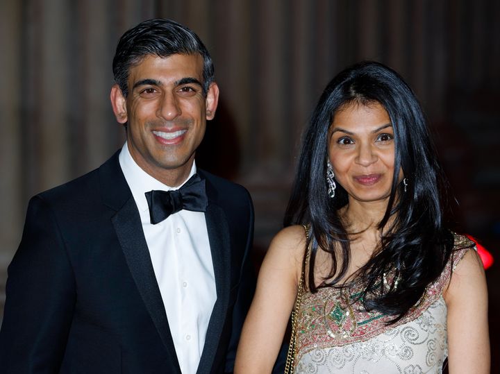 Chancellor of the Exchequer Rishi Sunak and Akshata Murthy.