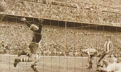 Momento de la final en 1957