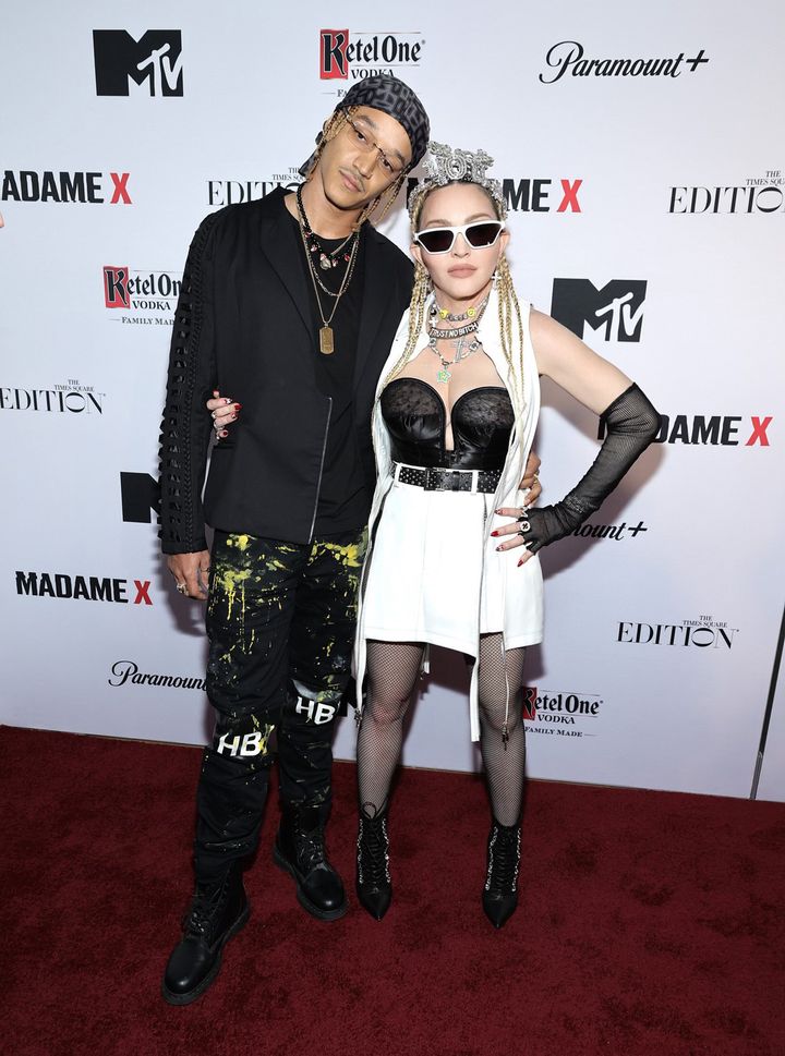  Ahlamalik Williams and Madonna pictured last year