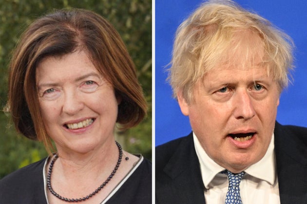 Sue Gray and Boris Johnson