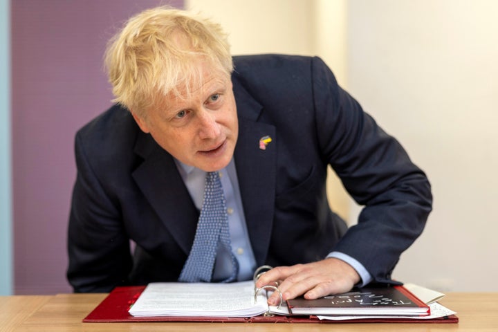El primer ministro de Reino Unido, Boris Johnson