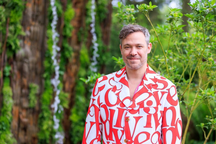 Will Young pictured earlier this week at the Chelsea Flower Show