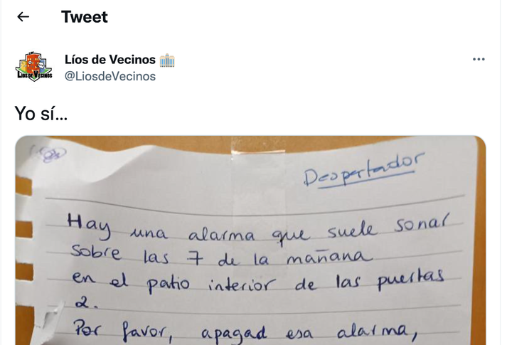 Tuit de Lios de Vecinos