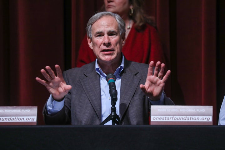 El gobernador de Texas, Greg Abbott.