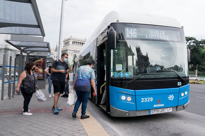 Autobús de la Empresa Municipal de Transporte (EMT) de Madrid.