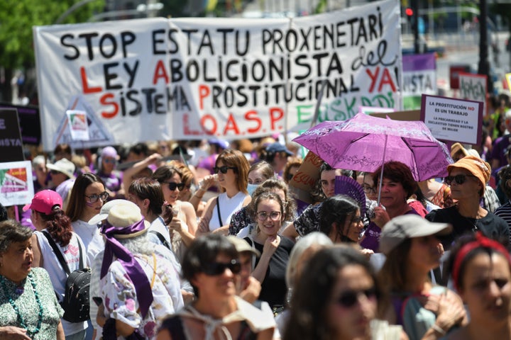Manifestación en Madrid.