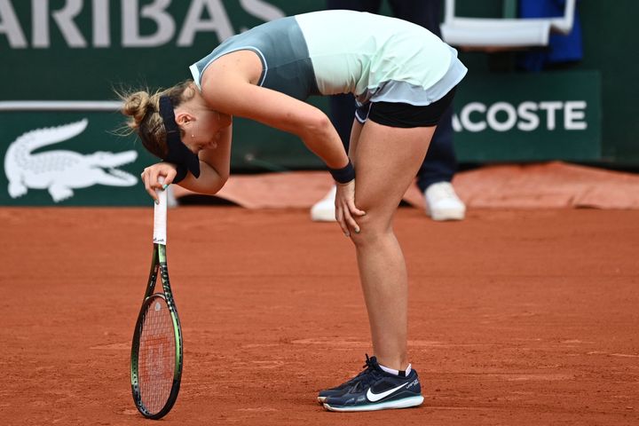 Paula Badosa, en Roland Garros.