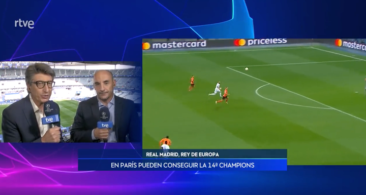 Juan Carlos Rivero y el 'Chapi' Ferrer, en TVE.