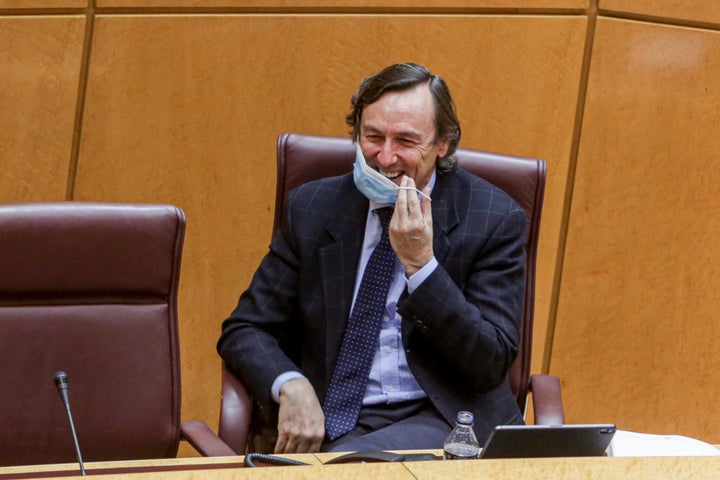 Rafael Hernando, en el Senado.