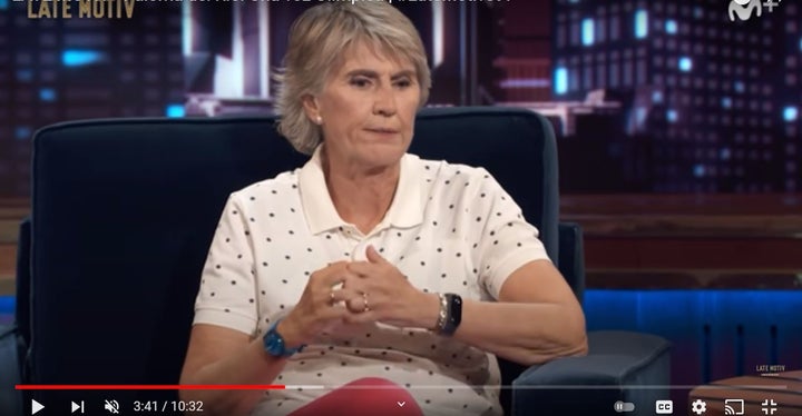 Paloma del Río, en su visita a Late Motiv.