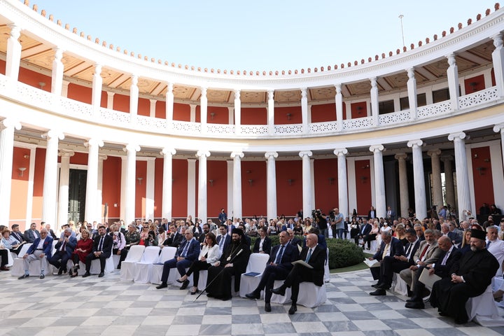 37η τελετή απονομής δημοσιογραφικών βραβείων του Ιδρύματος Αθανασίου Μπότση παρουσία της Προέδρου της Δημοκρατίας Κατερίνας Σακελλαροπούλου. Πέμπτη 26 Μαΐου 2022