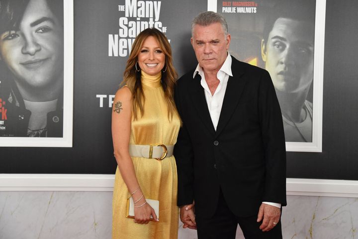 Jacy Nittolo and Ray Liotta pictured last year