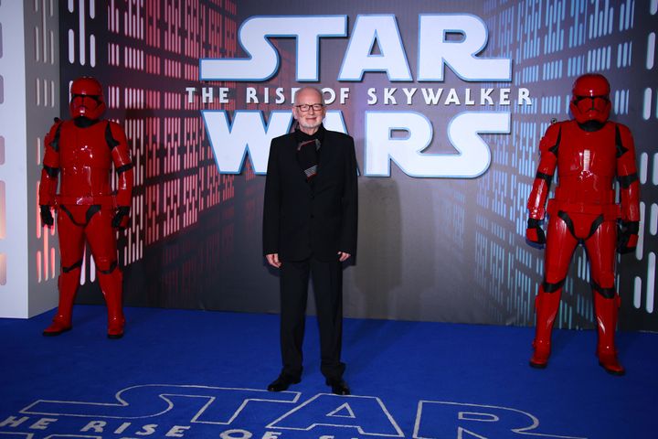 Ian McDiarmid at the premiere of The Rise Of Skywalker in 2019