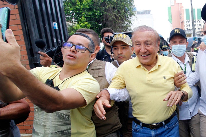 El candidato a la Presidencia de Colombia Rodolfo Hernández.