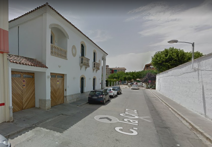 La calle de la Cruz, donde se produjo el ataque.