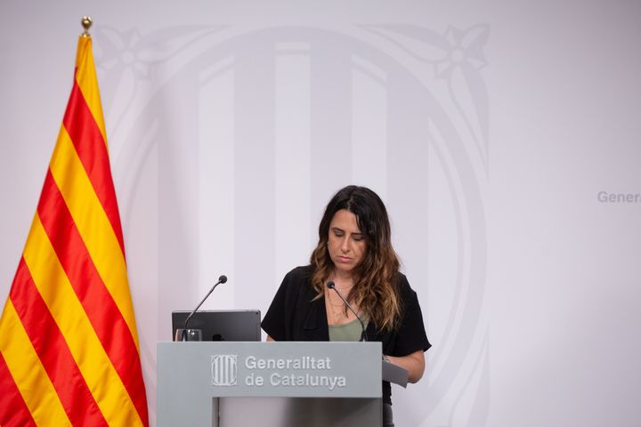 La portavoz del gobierno de la Generalitat, Patrícia Plaja.