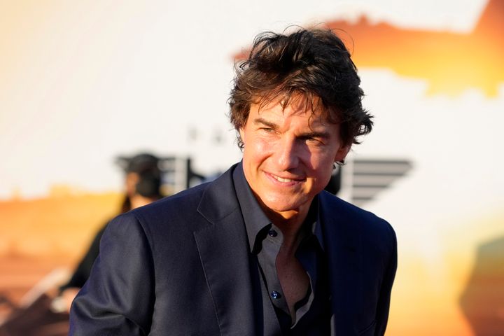 Tom Cruise attends the Japan premiere of "Top Gun: Maverick." 
