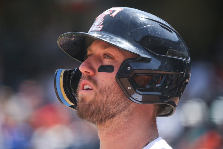 Kody Clemens in a game for the Toledo Mud Hens on May 8.