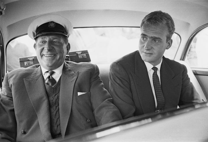 Don Juan de Borbón y el rey Juan Carlos I en 1963.