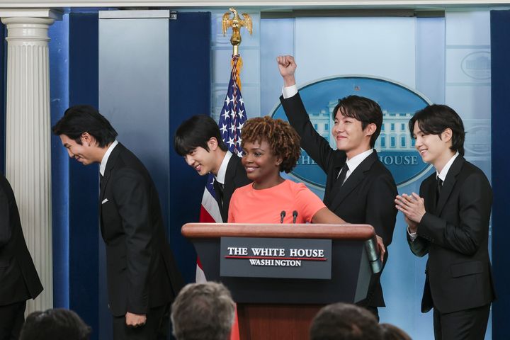 More than a quarter-million people reportedly watched BTS's appearance at the White House.