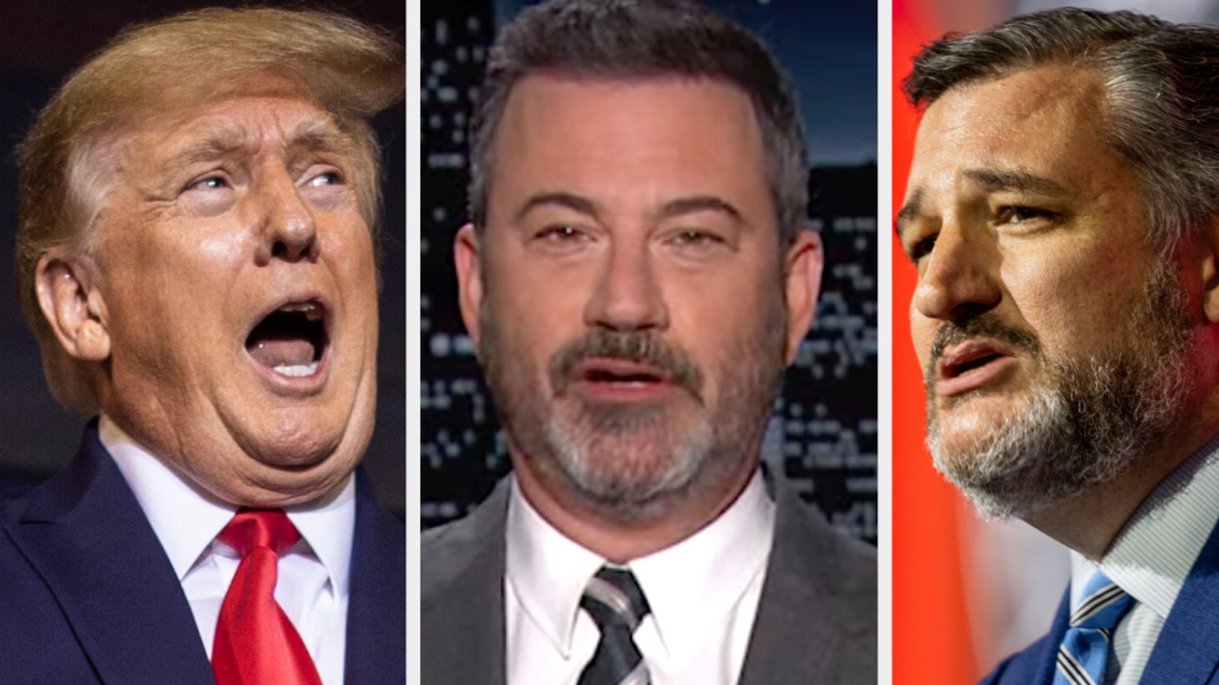 'Spoken Like A Real Knob': Jimmy Kimmel Burns Trump, Ted Cruz In Scorching Monologue