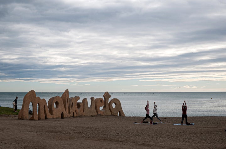 Playa de la Malagueta, en Málaga, donde se habían ubicado los hechos denunciados.