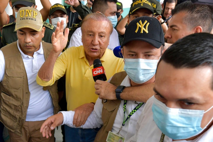 Rodolfo Hernández, el populista de derechas que ha pasado a la segunda vuelta electoral en Colombia.
