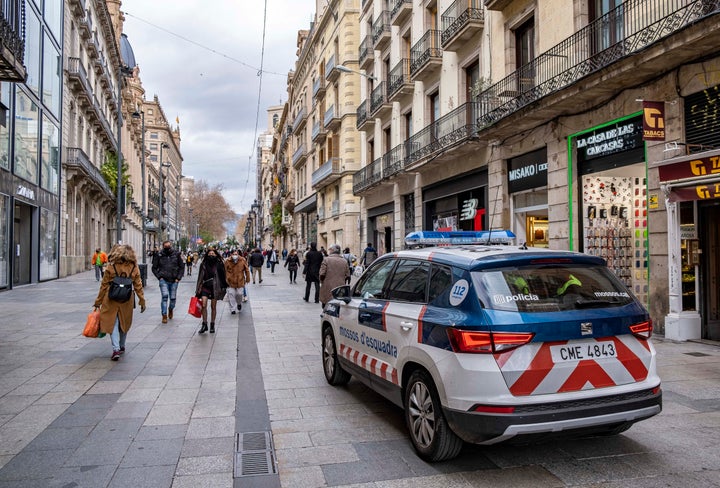 Coche de Mossos d’Esquadra.