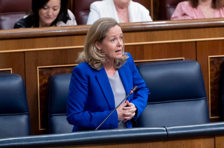La vicepresidenta primera y ministra de Asuntos Económicos y Transformación Digital, Nadia Calviño.