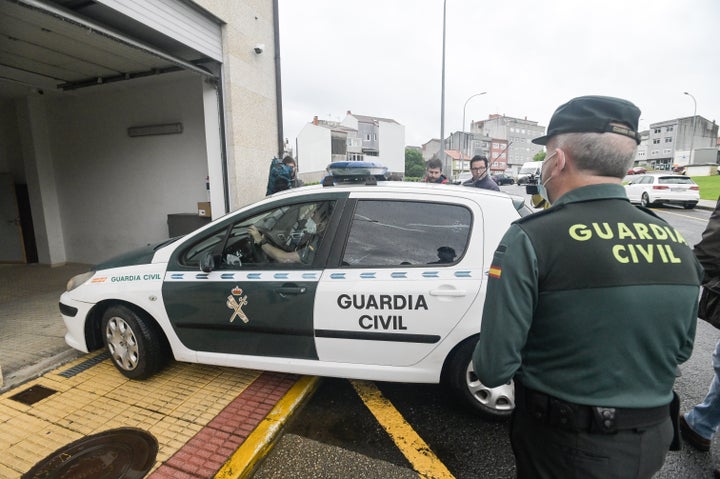 La llegada del detenido a las dependencias judiciales.