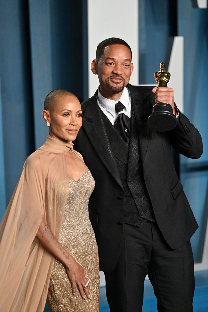 Jada and Will at an Oscars after-party