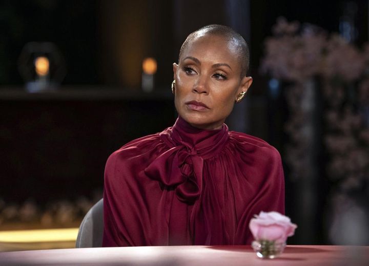 Jada Pinkett Smith appears on an episode of her Facebook Watch series, "Red Table Talk," on June 1.